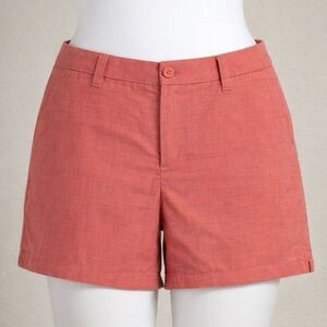 Magellan Outdoors Women’s Coral Shorts Size 14 Cotton Blend Casual Chino Style